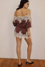 Off Shoulder Lace Trim Dress