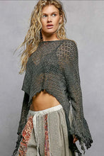 Midnight Drift Crochet Top