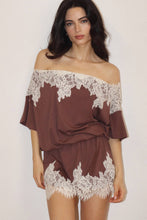 Off Shoulder Lace Trim Dress