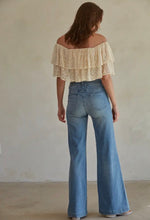 Crimson & Lace Top