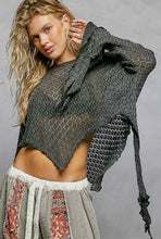 Midnight Drift Crochet Top