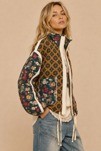 Revival Patchwork Quilted Bomber Jacket