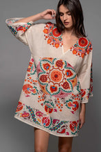 Bohemian Medallion Kimono Dress