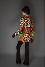 Retro Abstract Tunic Top