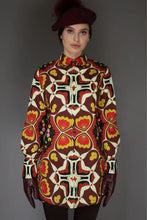 Retro Abstract Tunic Top