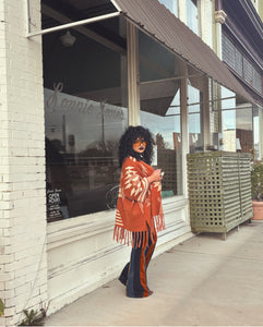 Aztec Fringed Cardi