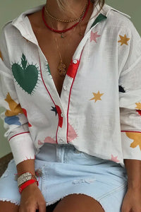 Hearts & Stars Button Down