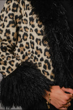 Leopard Faux Fur Statement Coat