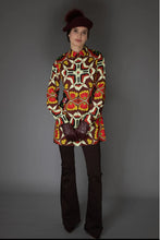 Retro Abstract Tunic Top