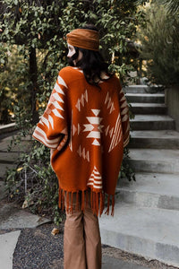 Aztec Fringed Cardi