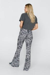 Zebra High Waist Bells